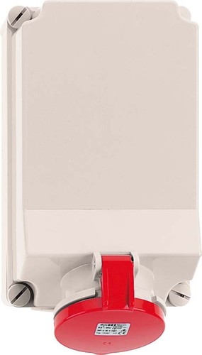 Bals Elektrotech. Wandsteckdose 63A 4p 400V 6h IP44 11801
