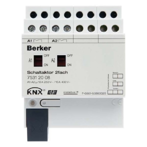 Berker Schaltaktor 2-fach 75312008