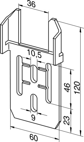 Somfy Halteplatte 9701530