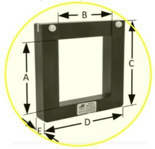 SolarEdge Stromsensoren 2000A SE-CTB-4X4-2000