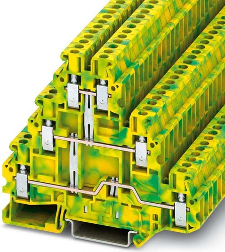 Phoenix Contact Mehrstock-Klemme UT 2,5-3PE Phoenix Contact Mehrstock-Klemme UT 2,5-3PE
