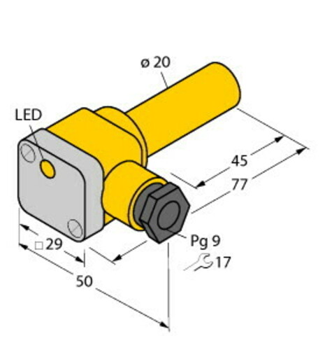 Turck Sensor induktiv NI10-K20SK-AP6X