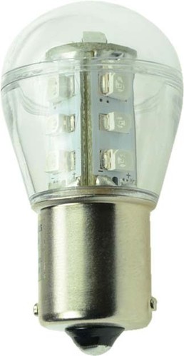 Scharnberger+Hasenbein LED-Lampe 25x48mm BA15s 10-30VDC grün 35644