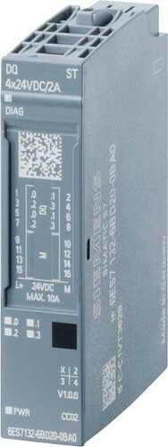 Siemens Dig.Industr. Ausgangsmodul 4X24VDC2A 6ES7132-6BD20-0BA0