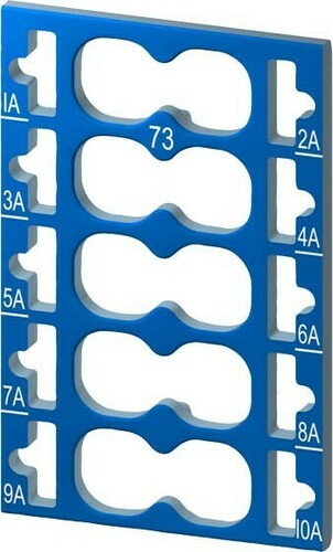 Siemens Dig.Industr. Farbkodierschilder 10x blau 6ES71936CP732AA0VE10