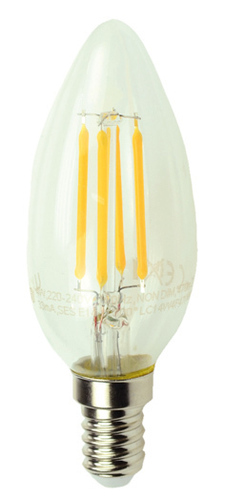 Scharnberger+Hasenbein LED-Kerzenlampe Filament E14 230V2700K Ra80 36791
