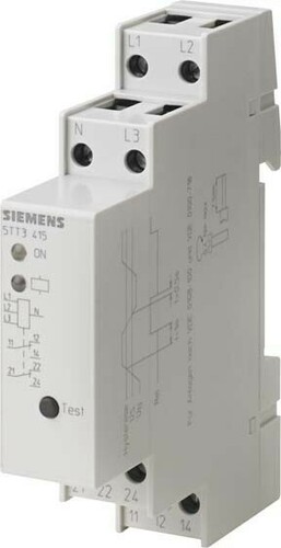 Siemens Dig.Industr. Spannungsrelais 230/400VAC,2WS 5TT3415