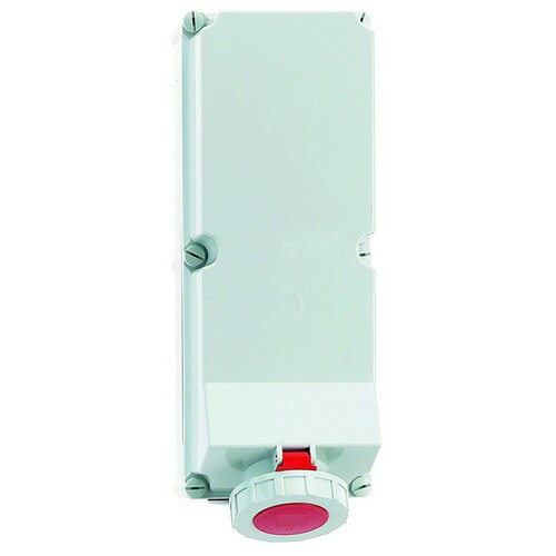 Bals Elektrotech. Wandsteckdose abgesichert 125A 5p 400V 6h IP67 15009