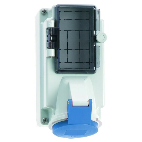 Bals Elektrotech. Wandsteckdose abgesichert 16A 3p 230V 6h IP44 15019