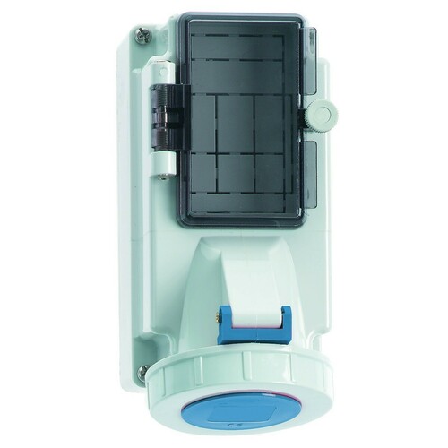 Bals Elektrotech. Wandsteckdose abgesichert 16A 3p 230V 6h IP67 15024