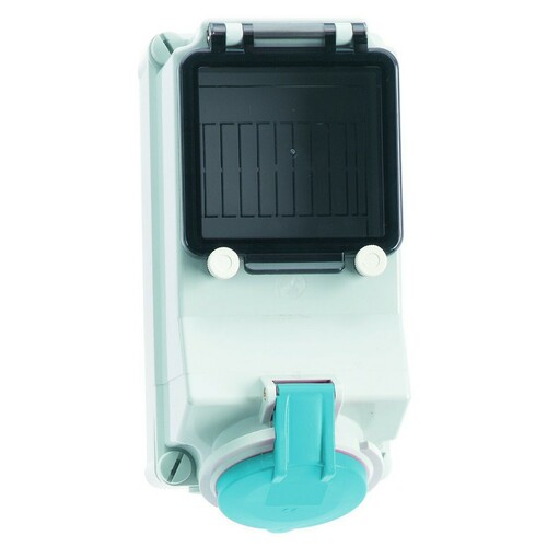 Bals Elektrotech. Wandsteckdose abgesichert 32A 3p 230V 6h IP44 15030