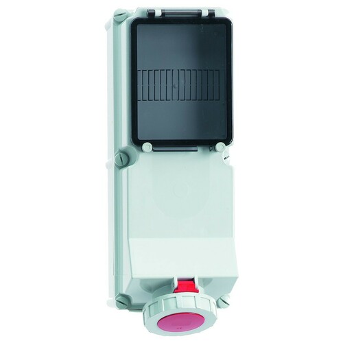 Bals Elektrotech. Wandsteckdose abgesichert 63A 5p 400V 6h IP67 15047