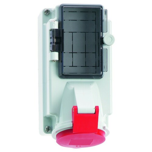 Bals Elektrotech. Wandsteckdose abgesichert 16A 5p 400V 6h IP44 15059