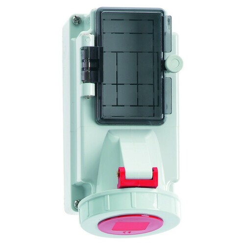 Bals Elektrotech. Wandsteckdose abgesichert 16A 5p 400V 6h IP67 15100