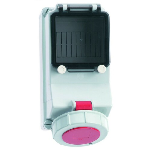 Bals Elektrotech. Wandsteckdose abgesichert 32A 5p 400V 6h IP67 15112