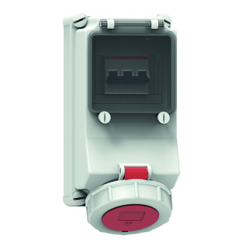 Bals Elektrotech. Wandsteckdose abgesichert 32A 4p 400V 6h IP67 15123