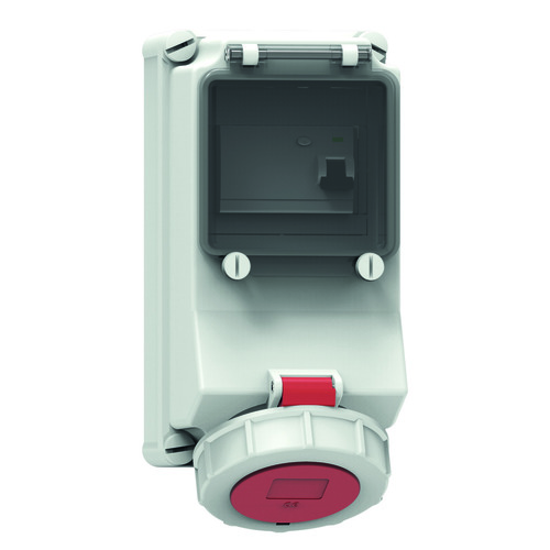 Bals Elektrotech. Wandsteckdose abgesichert 32A 4p 400V 6h IP67 15128