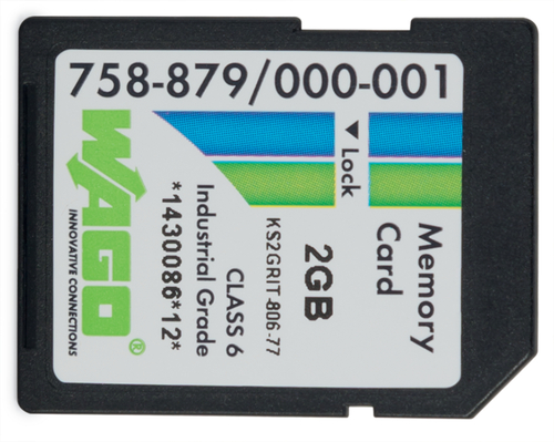 WAGO GmbH & Co. KG Memory Card SD 758-879/000-001
