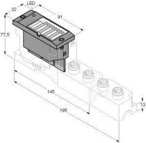 Turck Elektronikmodul BL67-PF-24VDC