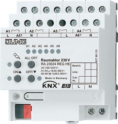 Jung KNX Raumaktor REG Gehäuse 4TE RA 23024 REGHE