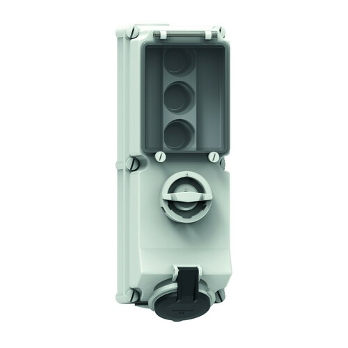 Bals Elektrotech. Wandsteckdose abschaltbar abgesichert 32A 4p 17234