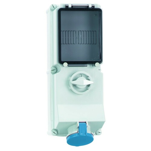 Bals Elektrotech. Wandsteckdose abschaltbar abgesichert 63A 4p 17277