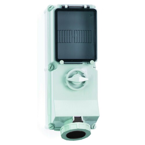 Bals Elektrotech. Wandsteckdose abschaltbar abgesichert 63A 4p 17342