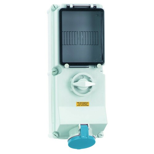 Bals Elektrotech. Wandsteckdose abschaltbar verriegelt abgesich. 17521