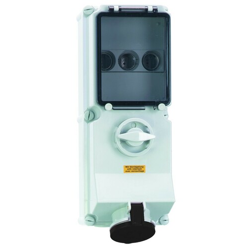 Bals Elektrotech. Wandsteckdose abschaltbar verriegelt abgesich. 17530