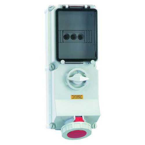 Bals Elektrotech. Wandsteckdose abschaltbar verriegelt abgesich. 17544