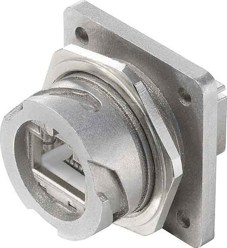 Metz Connect Einbauflansch V1,IP67, metall 1401013300ME