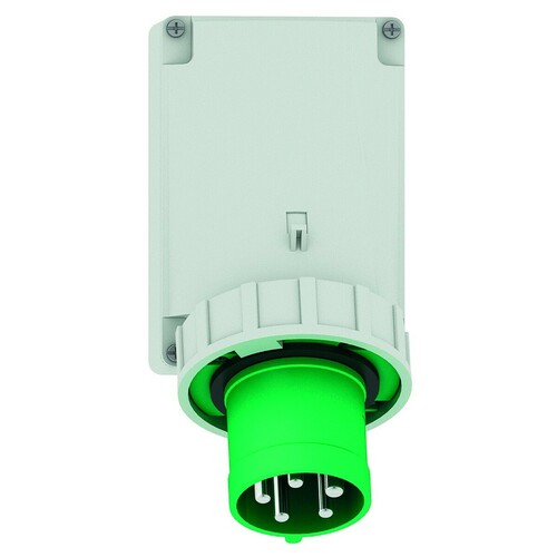 Bals Elektrotech. Wand-Gerätestecker 63A 5p >50V 10h IP67 24320