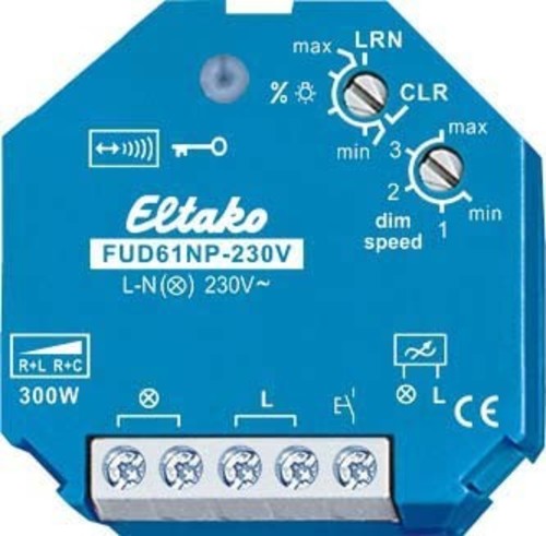 Eltako Funkaktor Universal Dimmschalter FUD61NP-230V