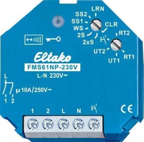 Eltako Funkaktor Multifunktions Stromstoßschalter FMS61NP-230V