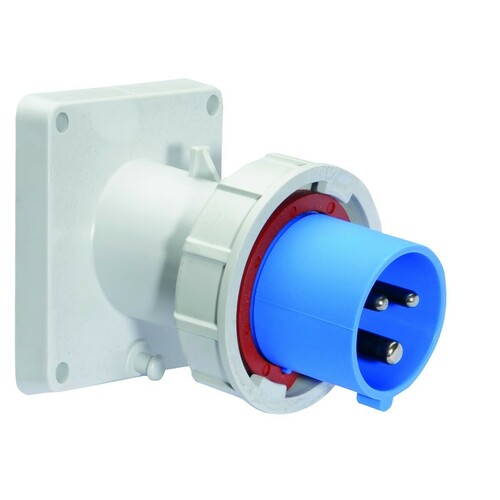 Bals Elektrotech. Anbau-Gerätestecker 3p 230V 6h Ip 67 27236