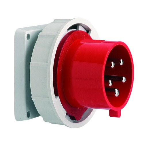 Bals Elektrotech. Flansch-Gerätestecker 16A 5p 400V 6h IP67 28103