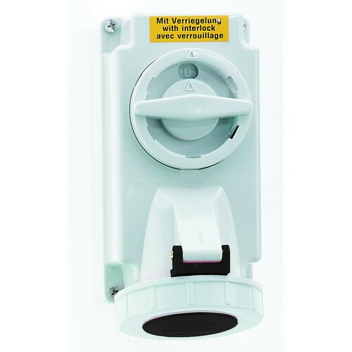 Bals Elektrotech. Wandsteckdose abschaltbar verriegelt 16A 4p 5 160057