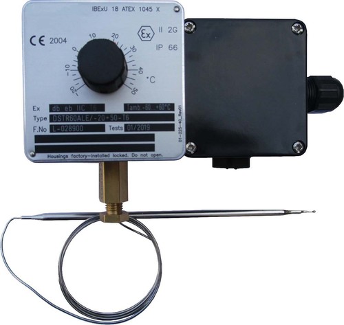 Schultze Ex-Raumthermostat -20..+50 mit Drehknopf Ex TR60E-50