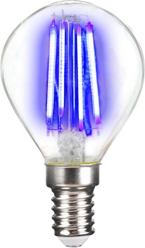 LIGHTME LED-Deko-Tropfenlampe E14 blau LM85311