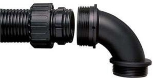 ABB Stotz S&J T&B Verschraubung 90Gr-Bogen Nm28 schwarz AR28/M25/C90/BL