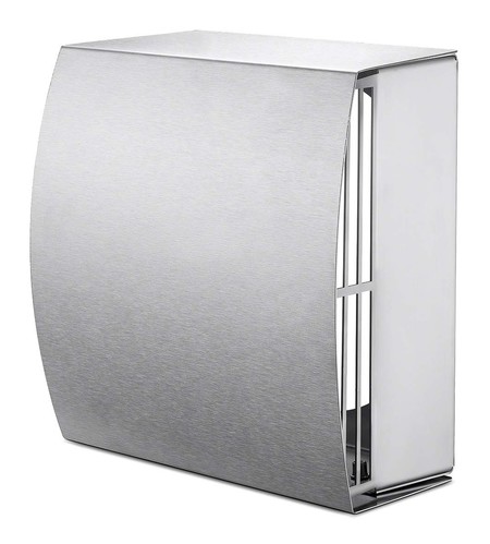 Helios Ventilatoren Fassadenblende tief aus Edelstahl KWL 45-160 FBT-E
