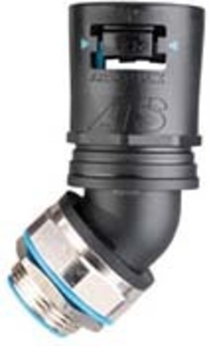 ABB Stotz S&J T&B Verschraubung 45Gr-Bogen Nm28 IP68/69K Polya. AT28/M25/S45/GRB