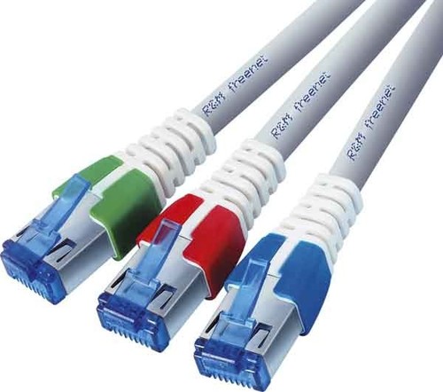 Reichle&De-Massari Rangierkabel S/FTP 3m gr Kat.6 4P LSFROH 302335