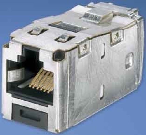 Panduit Mini-Jack Buchse Kat6 RJ45 8(8) geschirmt CJS688TGY