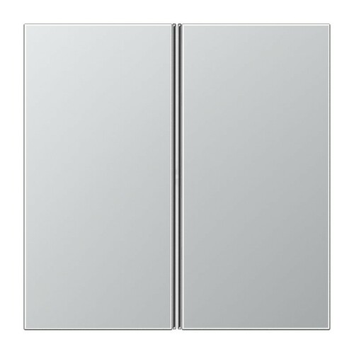 Jung Tastensatz 2-fach aluminium komplett AL 2402 TSA