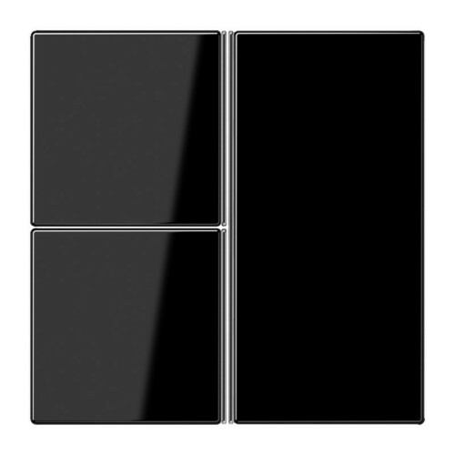 Jung Tastensatz 3-fach schwarz komplett LS 403 TSA SW Jung Tastensatz 3-fach schwarz komplett LS 403 TSA SW