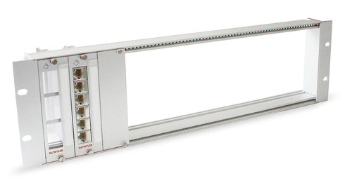 Dätwyler IT Infra Baugruppenträger 19"/3HE Alu si eloxiert 185682