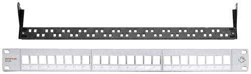 Dätwyler IT Infra Unilan patch Panel KU 24gr 19Z 1HE 24xRJ45 418021