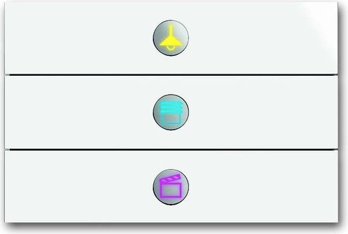 Busch-Jaeger Bedienelement 3-fach ch studioweiß 6342-24G-101