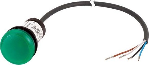 Eaton Leuchtmelder, flach, Kabel schwarz m. offenem Ende C22-L-G-24-P62